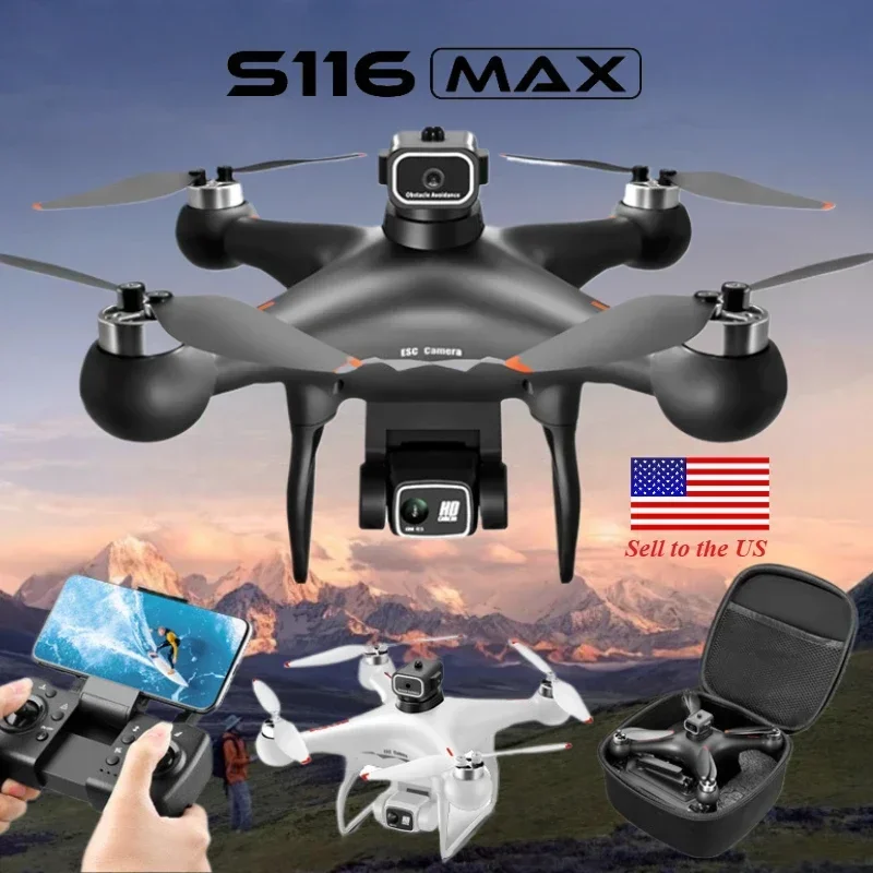 S116 MAX Дрон 8K HD Камера 3 батареи WiFi FPV Бесщеточный двигатель, 360° ° Радиоуправляемый дрон с оптическим потоком для предотвращения препятствий для начинающих
S116 MAX Дрон 8K HD Камера 3 батареи WiFi FPV Бесщеточный двигатель, 360° ° Радиоуправляемый дрон с оптическим потоком для предотвращения препятствий для начинающих