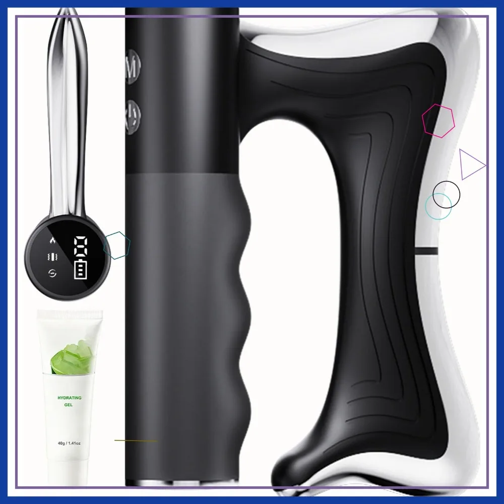 Heated Muscle Scraper Tool – Electric Fascia Knife Massager with Vibration, Body Gua Sha Massage for Deep Tissue (Black)
Heated Muscle Scraper Tool – Electric Fascia Knife Massager with Vibration, Body Gua Sha Massage for Deep Tissue (Black)