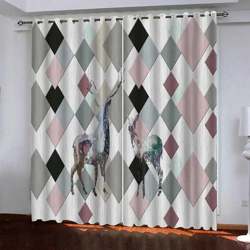 3d solid geometry curtains Customized 3d curtains new window balcony thickened windshield blackout curtains
3d solid geometry curtains Customized 3d curtains new window balcony thickened windshield blackout curtains