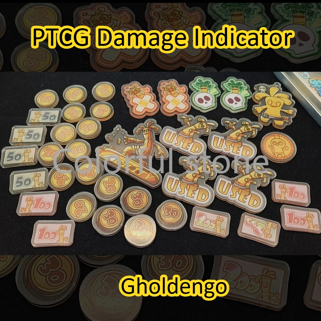 PTCG Pokemon аниме персонаж матч счетчик повреждений индикатор повреждения Gholdengo б/у Borad ролевая игра акриловый подарок
PTCG Pokemon аниме персонаж матч счетчик повреждений индикатор повреждения Gholdengo б/у Borad ролевая игра акриловый подарок