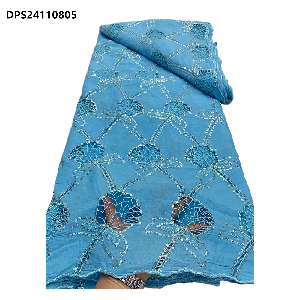 Soft Chiffon Hollow lace Fabric with Laser Cut ,wedding evening clothing laces fabrics with Beads and Sequins DPS24110804
Soft Chiffon Hollow lace Fabric with Laser Cut ,wedding evening clothing laces fabrics with Beads and Sequins DPS24110804