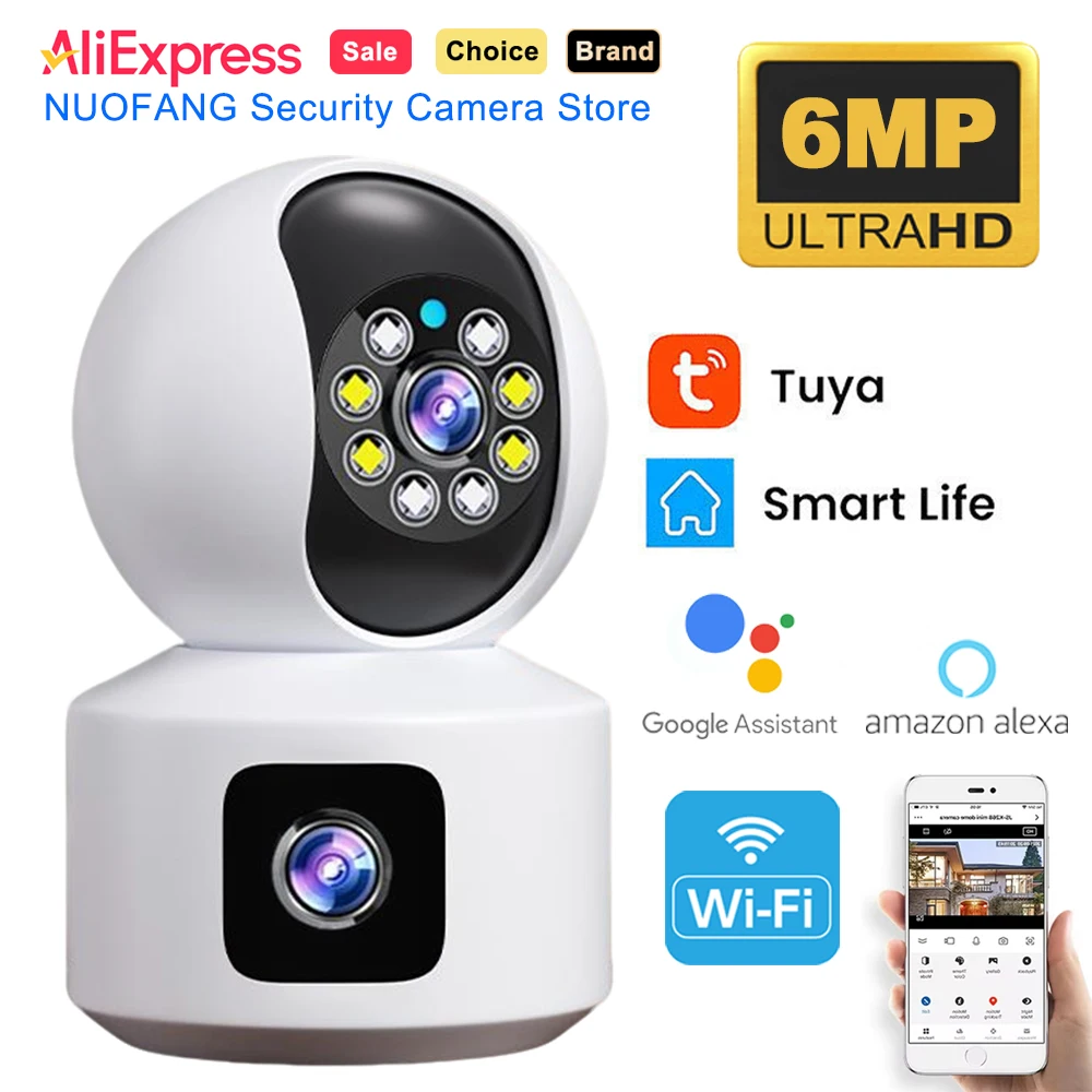 6-мегапиксельная 3K HD камера с двумя объективами Tuya WIFI PTZ двойной экран с автоматическим отслеживанием в помещении, беспроводная видеокамера безопасности для детей, ip-камера наблюдения
6-мегапиксельная 3K HD камера с двумя объективами Tuya WIFI PTZ двойной экран с автоматическим отслеживанием в помещении, беспроводная видеокамера безопасности для детей, ip-камера наблюдения