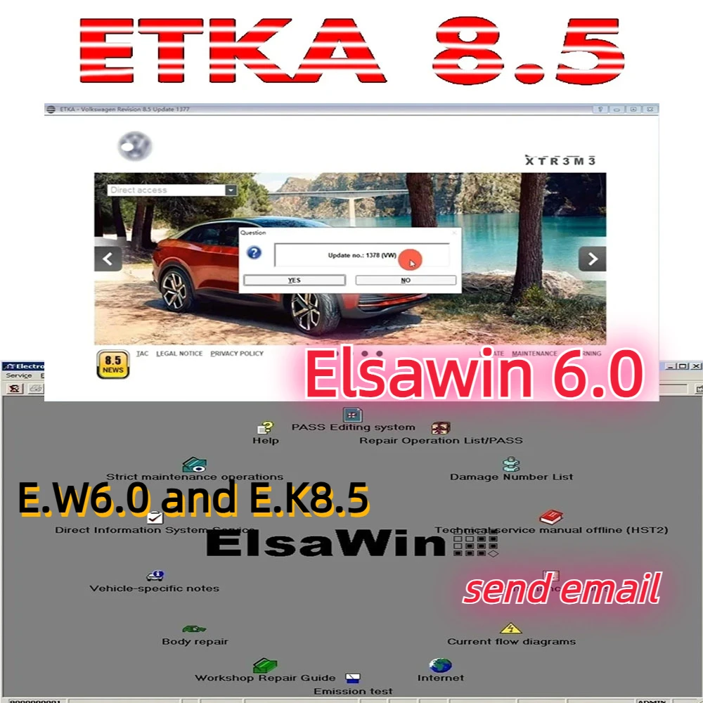 2023 Elsawin 6.0 + ET KA 8.5 Group Vehicles Electronic Parts Catalog Support ForV/W+AU//DI+SE//AT+SKO//DA Auto Repair Software
2023 Elsawin 6.0 + ET KA 8.5 Group Vehicles Electronic Parts Catalog Support ForV/W+AU//DI+SE//AT+SKO//DA Auto Repair Software