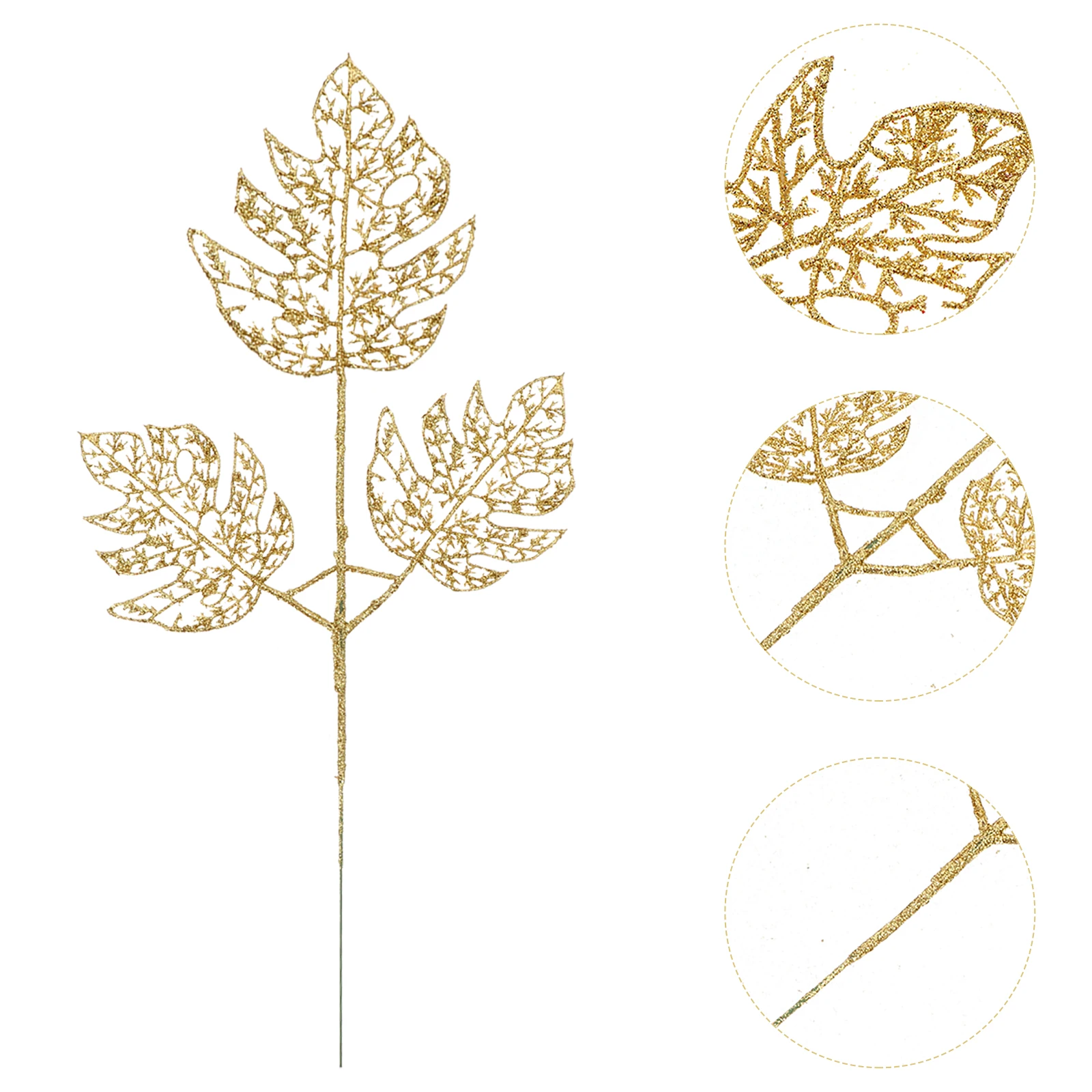 10 Pcs Glitter Leaves for Crafts Reusable Simulated Leaf Decor Xmas Wreath Photo Prop Gift Christmas Fake Leaf Art
10 Pcs Glitter Leaves for Crafts Reusable Simulated Leaf Decor Xmas Wreath Photo Prop Gift Christmas Fake Leaf Art