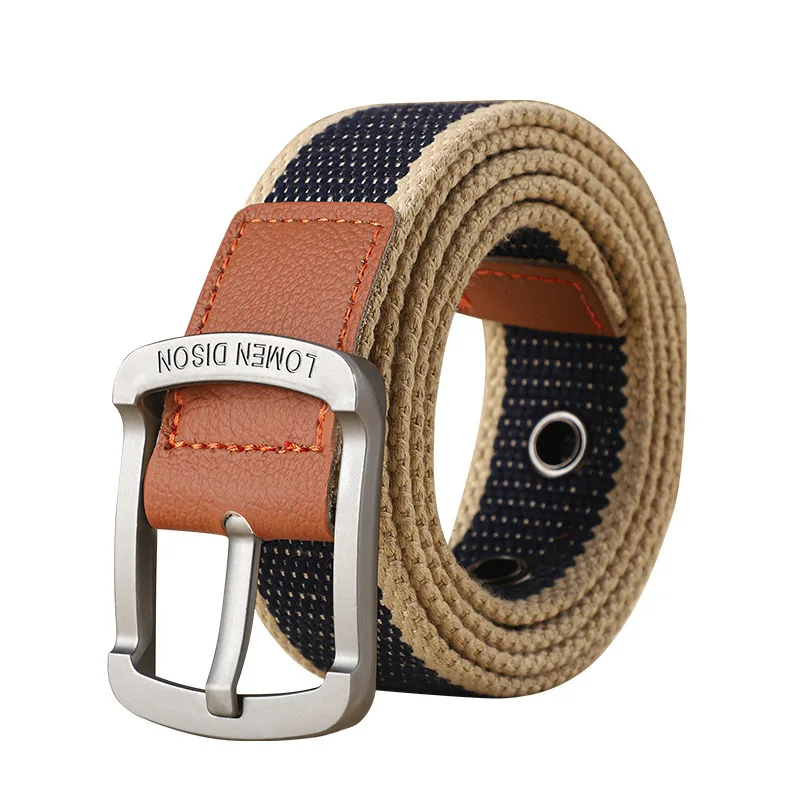 Men's and women's belt needle buckle canvas belt casual cargo belt Korean version of the tide male student youth outdoor belt
Men's and women's belt needle buckle canvas belt casual cargo belt Korean version of the tide male student youth outdoor belt