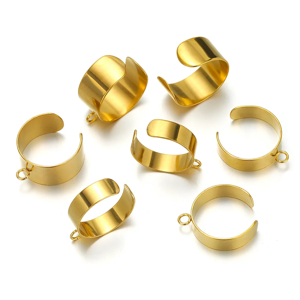 10pcs Stainless Steel Gold Plated 18mm Open Round Circle Charms Pendent Rings For DIY Jewelry Making Findings Accessories 6/10mm
10pcs Stainless Steel Gold Plated 18mm Open Round Circle Charms Pendent Rings For DIY Jewelry Making Findings Accessories 6/10mm