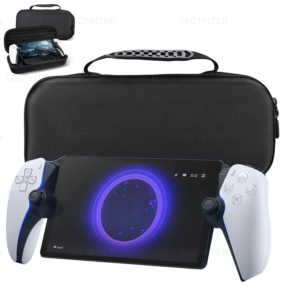 Чехол для PS5 Portal, противоударный жесткий чехол из ЭВА для Sony PlayStation Portal, защитная сумка для портативной игровой консоли
Чехол для PS5 Portal, противоударный жесткий чехол из ЭВА для Sony PlayStation Portal, защитная сумка для портативной игровой консоли