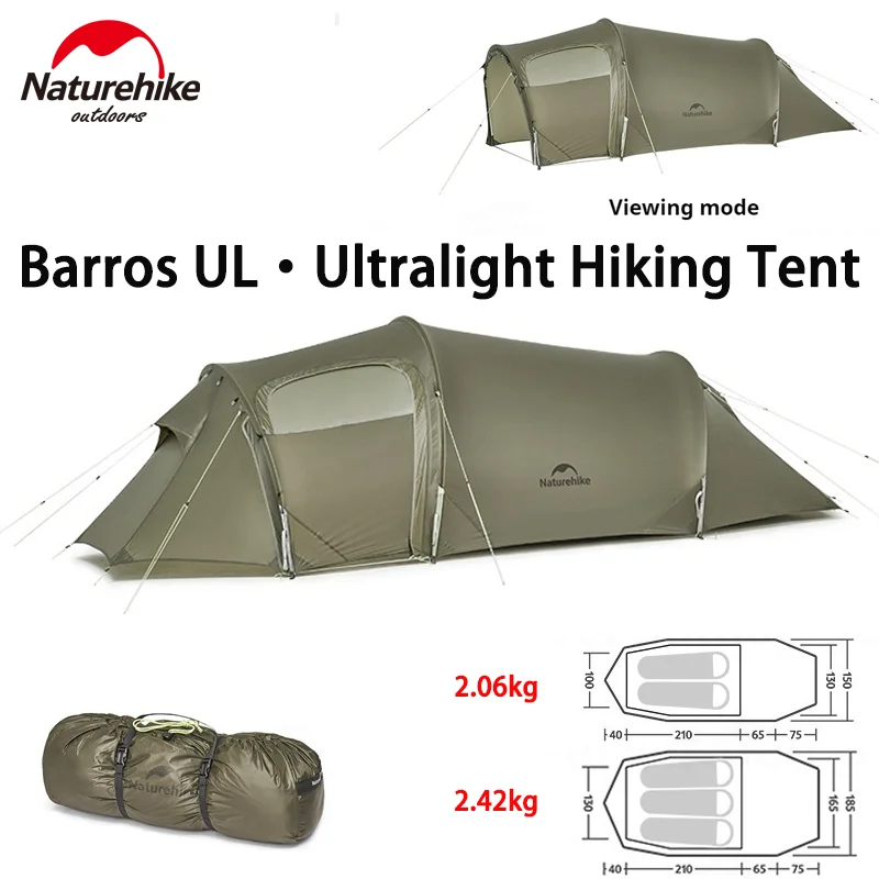 Naturehike Camping Tunnel Tent Extended Tunnel Tent Waterproof Loop Tent for 2-3 Persons Travel Outdoor Hiking Lightweight Tent
Naturehike Camping Tunnel Tent Extended Tunnel Tent Waterproof Loop Tent for 2-3 Persons Travel Outdoor Hiking Lightweight Tent