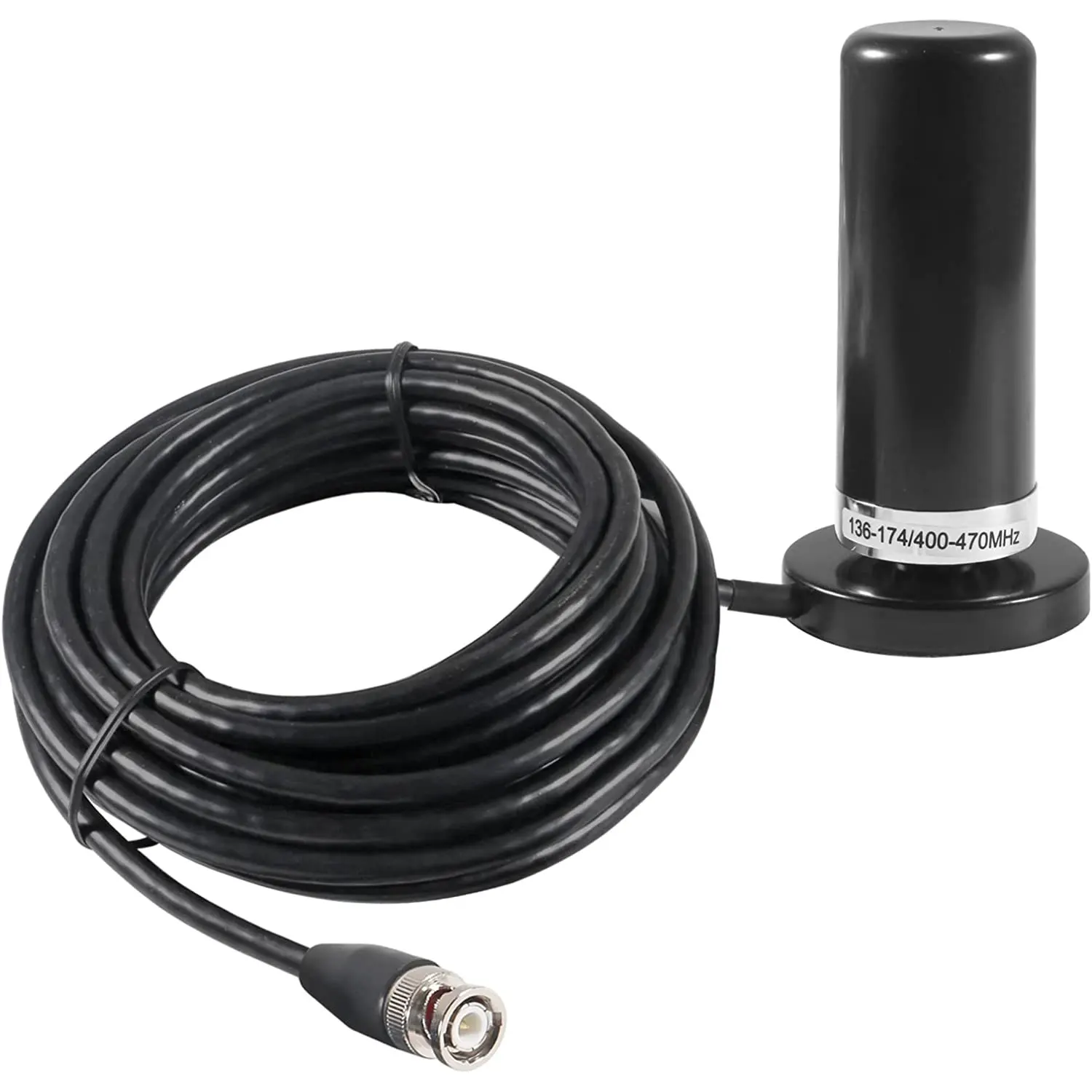 Vehicle Ham Radio Mobile Radio Antenna VHF UHF 400-470MHz BNC Male Connector with Magnetic Base PL259 Male 5M Cable
Vehicle Ham Radio Mobile Radio Antenna VHF UHF 400-470MHz BNC Male Connector with Magnetic Base PL259 Male 5M Cable