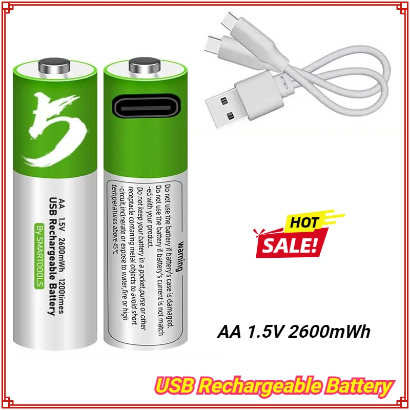 2600mWh 1.5V AA Rechargeable Lithium Ion Battery Toy Watch Player Thermometer Keyboard Pilas Recargables Aa Lithium Ion Battery
2600mWh 1.5V AA Rechargeable Lithium Ion Battery Toy Watch Player Thermometer Keyboard Pilas Recargables Aa Lithium Ion Battery