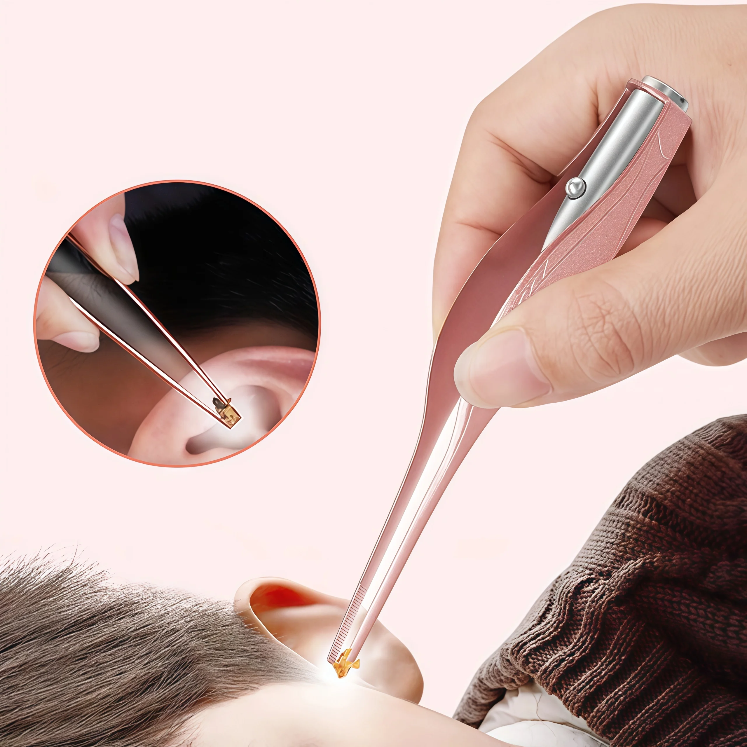 Manufacturers CHILDREN'S Luminous Ear Scoop Visual Earpick Earscoop Luminous Tweezers Booger Clip Ear Pick Set
Manufacturers CHILDREN'S Luminous Ear Scoop Visual Earpick Earscoop Luminous Tweezers Booger Clip Ear Pick Set