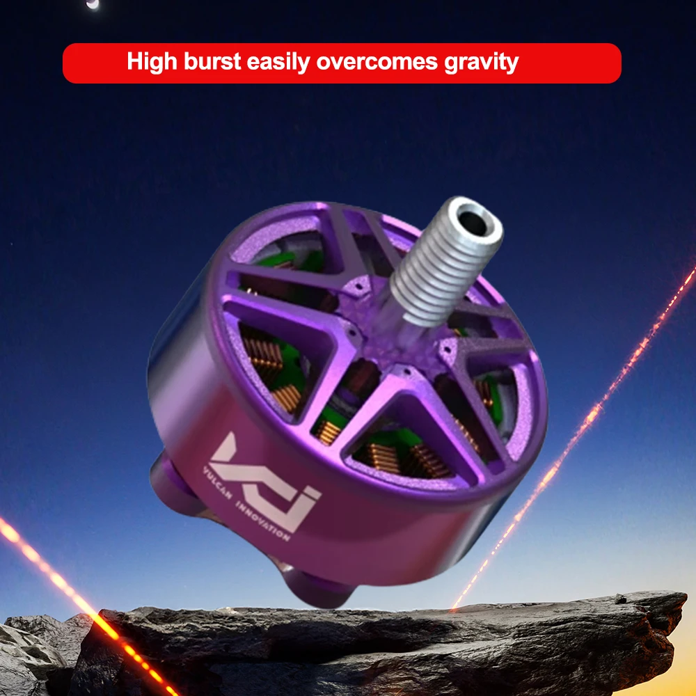 VCI YUKI Vulcan 2207 Pro Purple Edition Motor, 2110KV Racing Brushless Motor for FPV
VCI YUKI Vulcan 2207 Pro Purple Edition Motor, 2110KV Racing Brushless Motor for FPV