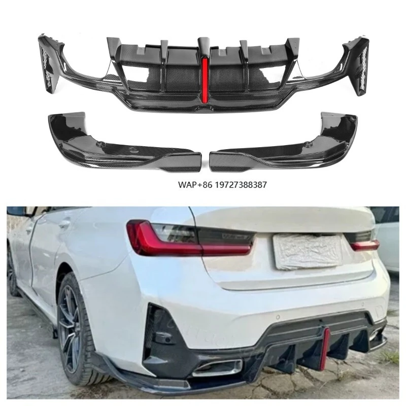 Wet Carbon Fiber Car Parts VT Style Rear Diffuser LED Light Rear Bumper Lip for G20 Sport LCI 2023+
Wet Carbon Fiber Car Parts VT Style Rear Diffuser LED Light Rear Bumper Lip for G20 Sport LCI 2023+