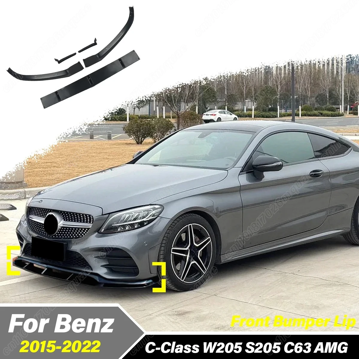 For Mecerdes Benz C-Class W205 S205 C63 AMG 2015 2016 2017 2018 2019 2020 2021 2022 Car Front Bumper Spoiler Lip Decorative Kit
For Mecerdes Benz C-Class W205 S205 C63 AMG 2015 2016 2017 2018 2019 2020 2021 2022 Car Front Bumper Spoiler Lip Decorative Kit