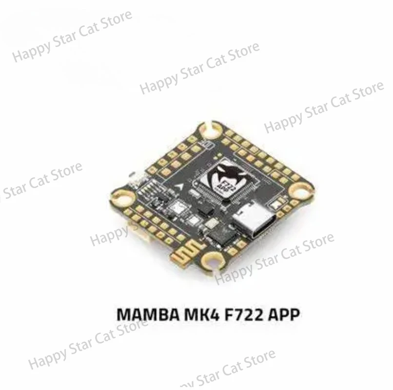 MAMBA MK4 F722 APP Flight Controller 30mm ICM42688P F7 216MHz STM32F722 FC Flight Control Stack for RC drone FPV racing flight
MAMBA MK4 F722 APP Flight Controller 30mm ICM42688P F7 216MHz STM32F722 FC Flight Control Stack for RC drone FPV racing flight
