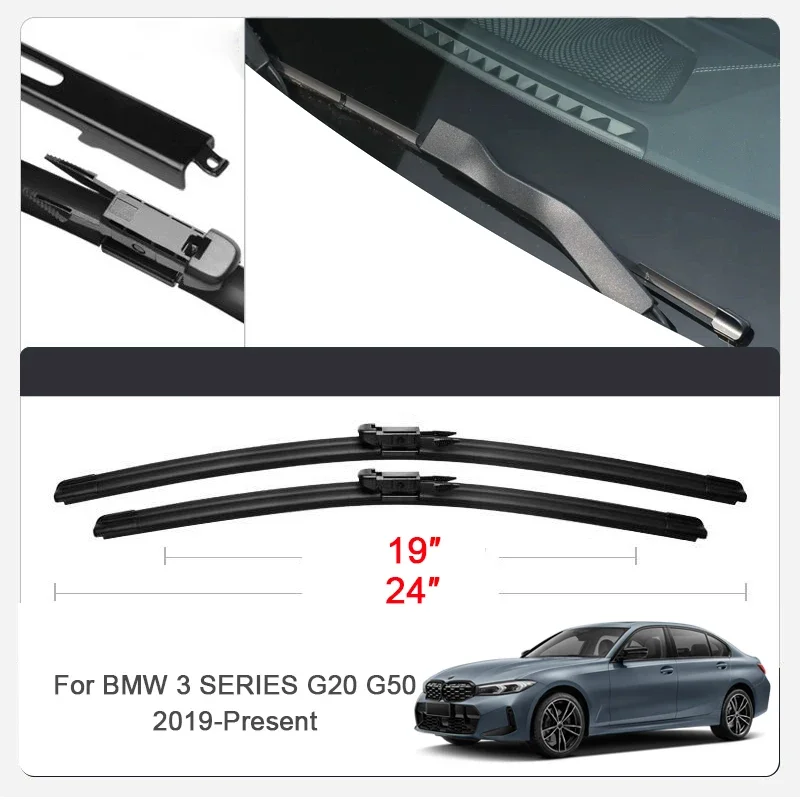 2PCS Car Blade Windshield Wiper For BMW 3 SERIES G20 G50 19-26 Windshield Rubber
2PCS Car Blade Windshield Wiper For BMW 3 SERIES G20 G50 19-26 Windshield Rubber
