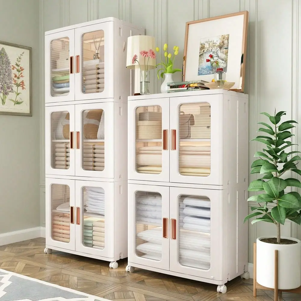 A White Plastic Storage Box With A Lid, Available In 1 Layer 2 Layers 3 Layers, A Foldable And Stackable Storage Cabinet On Whe
A White Plastic Storage Box With A Lid, Available In 1 Layer 2 Layers 3 Layers, A Foldable And Stackable Storage Cabinet On Whe