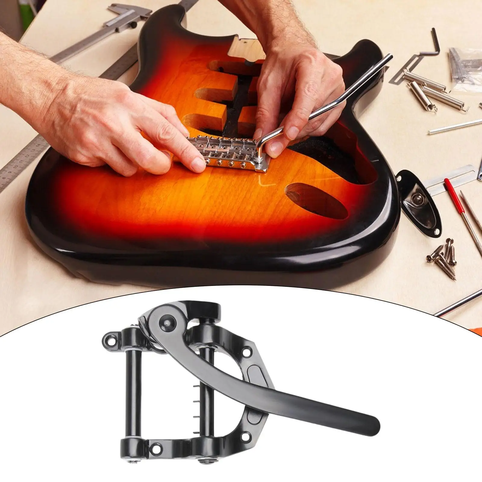 Guitar Tailpiece Bridge Musical Instrument Accessory Tremolo Bridge Replacement Guitar Vibrato Professional Guitar Whammy Bar
Guitar Tailpiece Bridge Musical Instrument Accessory Tremolo Bridge Replacement Guitar Vibrato Professional Guitar Whammy Bar