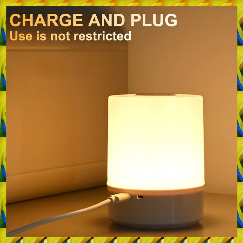 WFF Touch Night Light Bedside Lamp Dimmable Night Light Eye Protection LED Table Lamp Home Bedroom Lamp
WFF Touch Night Light Bedside Lamp Dimmable Night Light Eye Protection LED Table Lamp Home Bedroom Lamp