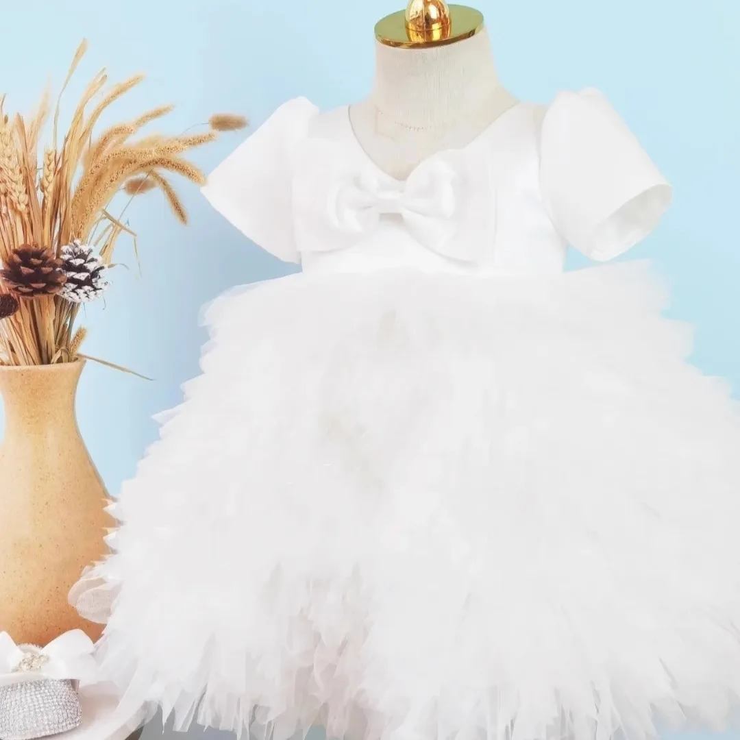 2025 Kids White Puffy Tulle Dress Girl Princess Gown Little Girls Birthday Party Dresses Easter Outfit Cute Kids Clothes Costume
2025 Kids White Puffy Tulle Dress Girl Princess Gown Little Girls Birthday Party Dresses Easter Outfit Cute Kids Clothes Costume