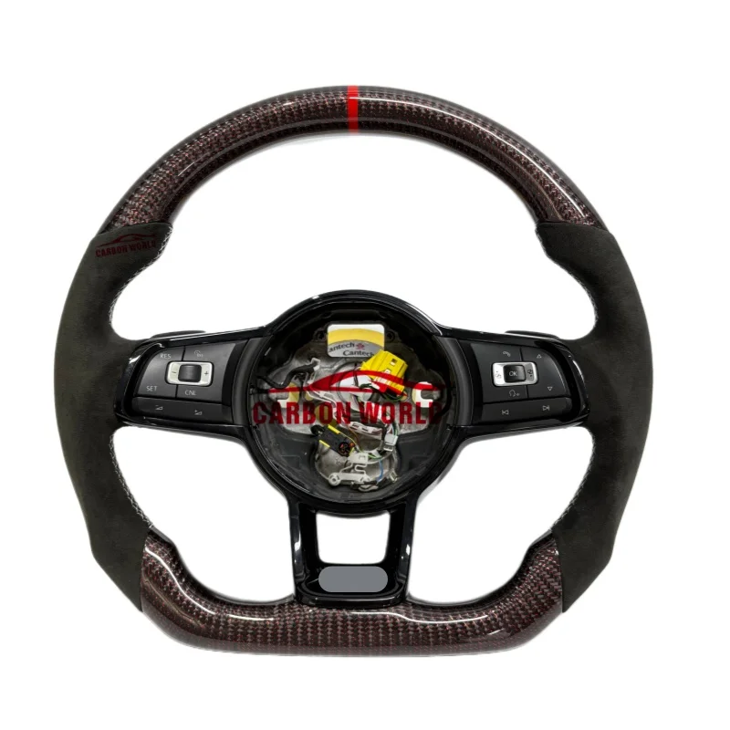 Руль из углеродного волокна с красной золотой резьбой, подходящий для Volkswagen Golf MK7 MK6 MK5 MK4 GTI GTS GTD GTE R Passat CC
Руль из углеродного волокна с красной золотой резьбой, подходящий для Volkswagen Golf MK7 MK6 MK5 MK4 GTI GTS GTD GTE R Passat CC