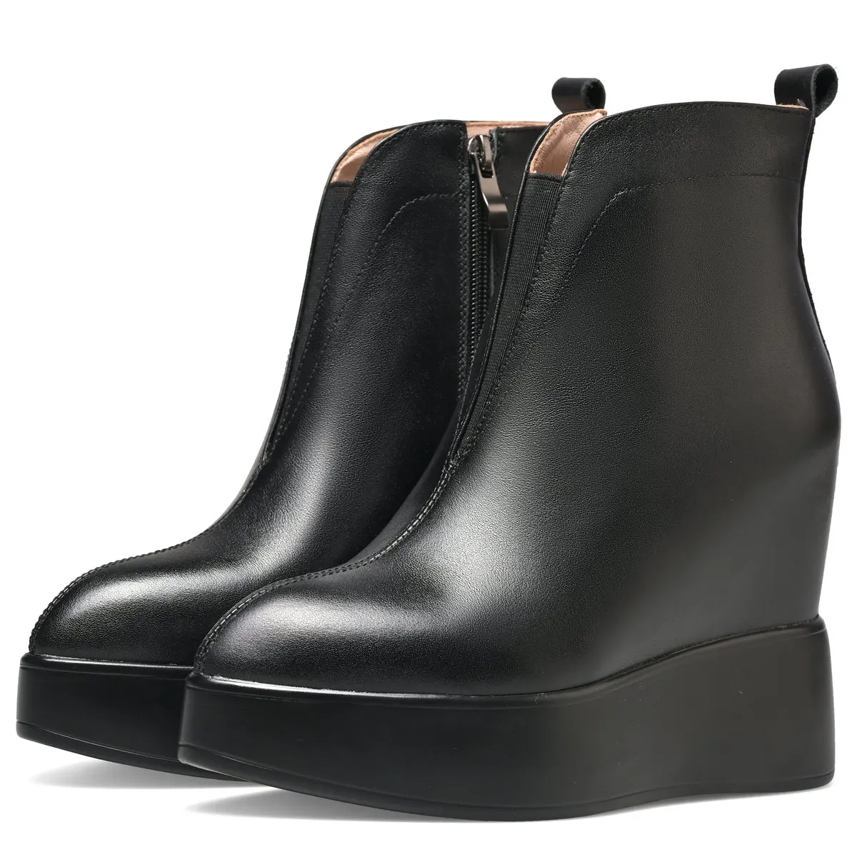 Wedges Platform Pumps Shoes Women Genuine Leather Super High Heels Ankle Boots Female Pointed Toe Fashion Sneakers Casual Shoes
Wedges Platform Pumps Shoes Women Genuine Leather Super High Heels Ankle Boots Female Pointed Toe Fashion Sneakers Casual Shoes