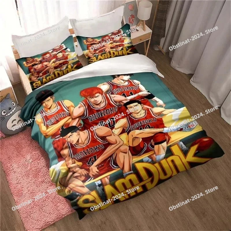 Slam Dunk Cartoon printed Bedding Sets exquisite bed supplies set duvet cover bed comforter set bedding set luxury birthday gift
Slam Dunk Cartoon printed Bedding Sets exquisite bed supplies set duvet cover bed comforter set bedding set luxury birthday gift