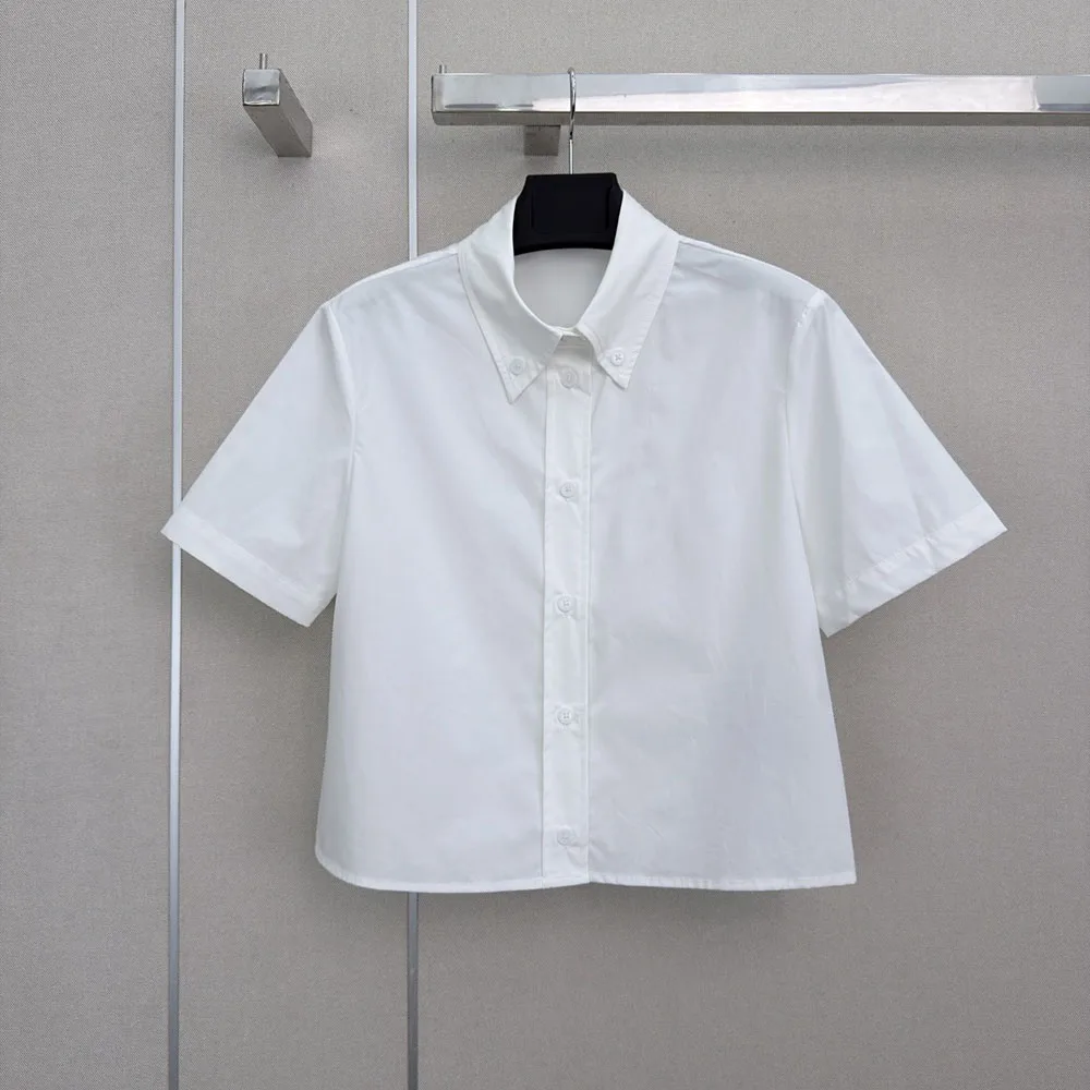 High-quality 2026 new style women's white short-sleeved shirt, a casual yet fashionable basic summer shirt design xy2650913
High-quality 2026 new style women's white short-sleeved shirt, a casual yet fashionable basic summer shirt design xy2650913