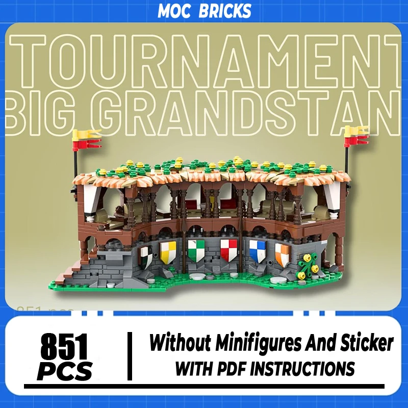 Medieval Castle Moc Building Bricks Tournament Big Grandstand Model Technology Modular Block Christmas DIY Toy Holiday Gifts
Medieval Castle Moc Building Bricks Tournament Big Grandstand Model Technology Modular Block Christmas DIY Toy Holiday Gifts