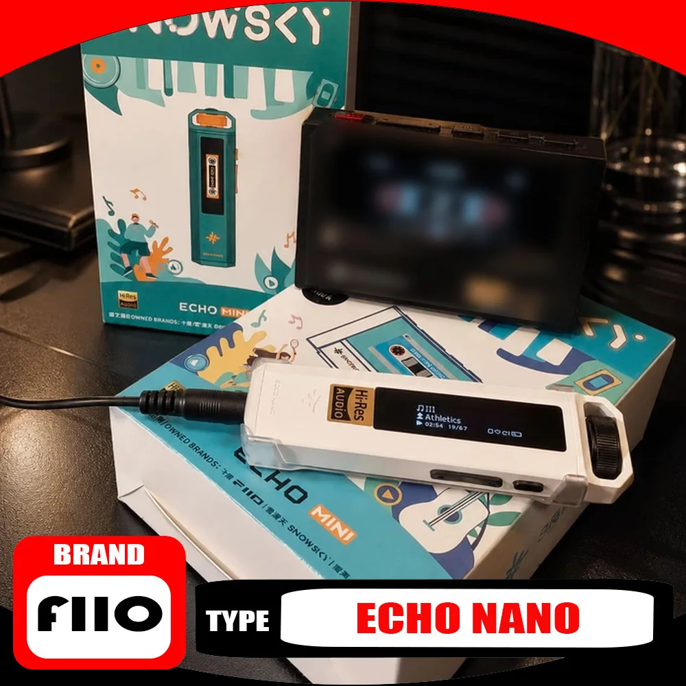 FiiO ECHO NANO Music Player Snowsky Portable Mini Lossless Mg-Al Alloy HiFi MP3 Player OLED Screen DAC DSD MP3 Unique
FiiO ECHO NANO Music Player Snowsky Portable Mini Lossless Mg-Al Alloy HiFi MP3 Player OLED Screen DAC DSD MP3 Unique