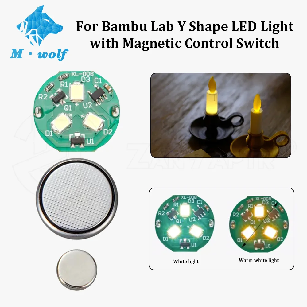 For Bambu Lab Y Shape LED Light with Magnetic Control DIY 3D Printing Model Parts for 3D printer
For Bambu Lab Y Shape LED Light with Magnetic Control DIY 3D Printing Model Parts for 3D printer