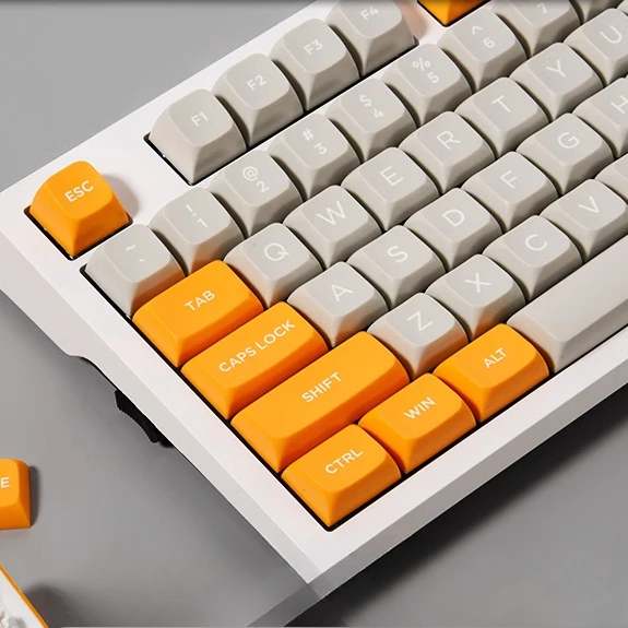 Green and orange color matching mechanical keyboard keycap pbt two-color injection molding MDA personalized customization 87/98/
Green and orange color matching mechanical keyboard keycap pbt two-color injection molding MDA personalized customization 87/98/
