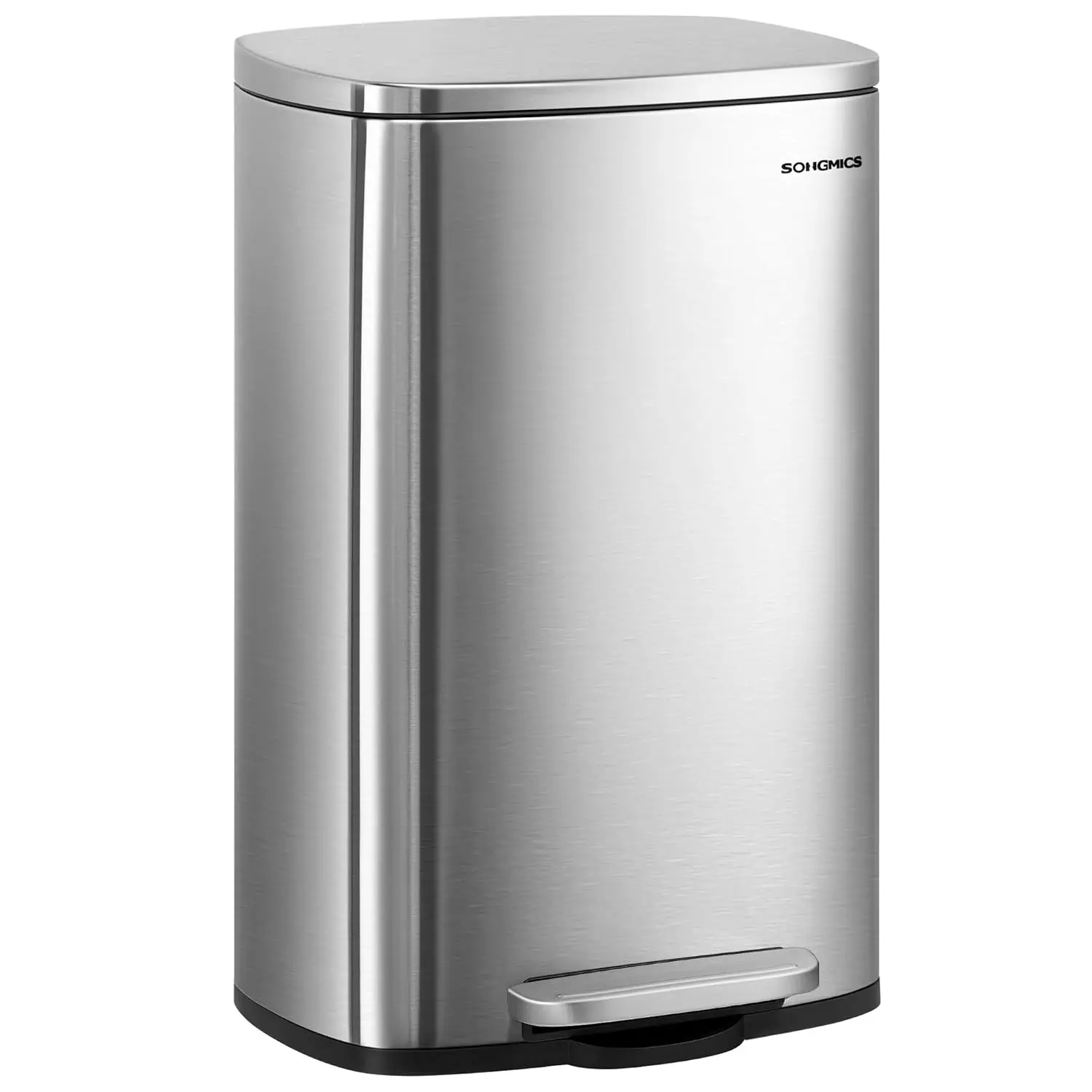 13 Gallon (50L) Stainless Steel Trash Can with Soft Close Lid, Step-On Pedal, Removable Inner Bucket for Kitchen or Office
13 Gallon (50L) Stainless Steel Trash Can with Soft Close Lid, Step-On Pedal, Removable Inner Bucket for Kitchen or Office