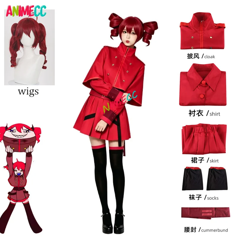 ANIMECC IN STOCK S-2XL Vtuber Kasane Teto UATU Cosplay Costume Wig Anime Virtual Idol Singer Red Dress Halloween Party for Women
ANIMECC IN STOCK S-2XL Vtuber Kasane Teto UATU Cosplay Costume Wig Anime Virtual Idol Singer Red Dress Halloween Party for Women