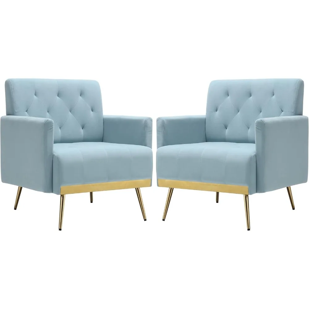 Accent Chairs Set of 2, Tufted Living Room Chairs with Wide Padded Back & Seat, Upholstered Single Sofa Chair Club Chair
Accent Chairs Set of 2, Tufted Living Room Chairs with Wide Padded Back & Seat, Upholstered Single Sofa Chair Club Chair