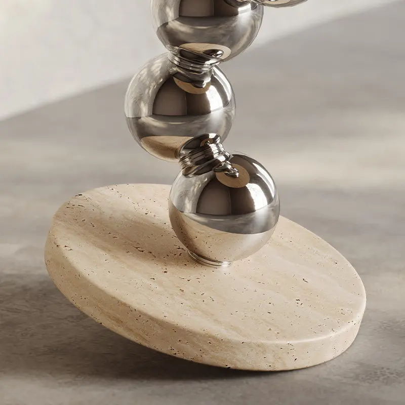 Natural travertine, sofa side table, round marble living room medieval coffee table
Natural travertine, sofa side table, round marble living room medieval coffee table