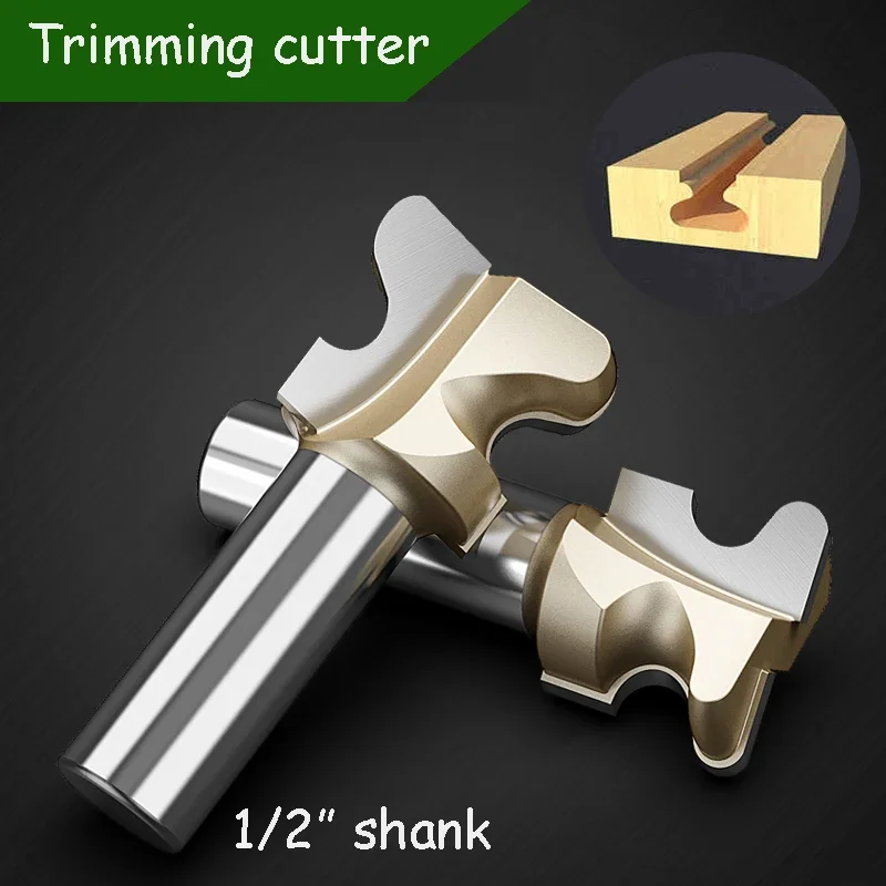 1/2 Inch Shank Engraving Router Bit Double-arc Trimming Cutter Door Handle Slotting Milling Cutter Wood CNC Wood Cutters
1/2 Inch Shank Engraving Router Bit Double-arc Trimming Cutter Door Handle Slotting Milling Cutter Wood CNC Wood Cutters