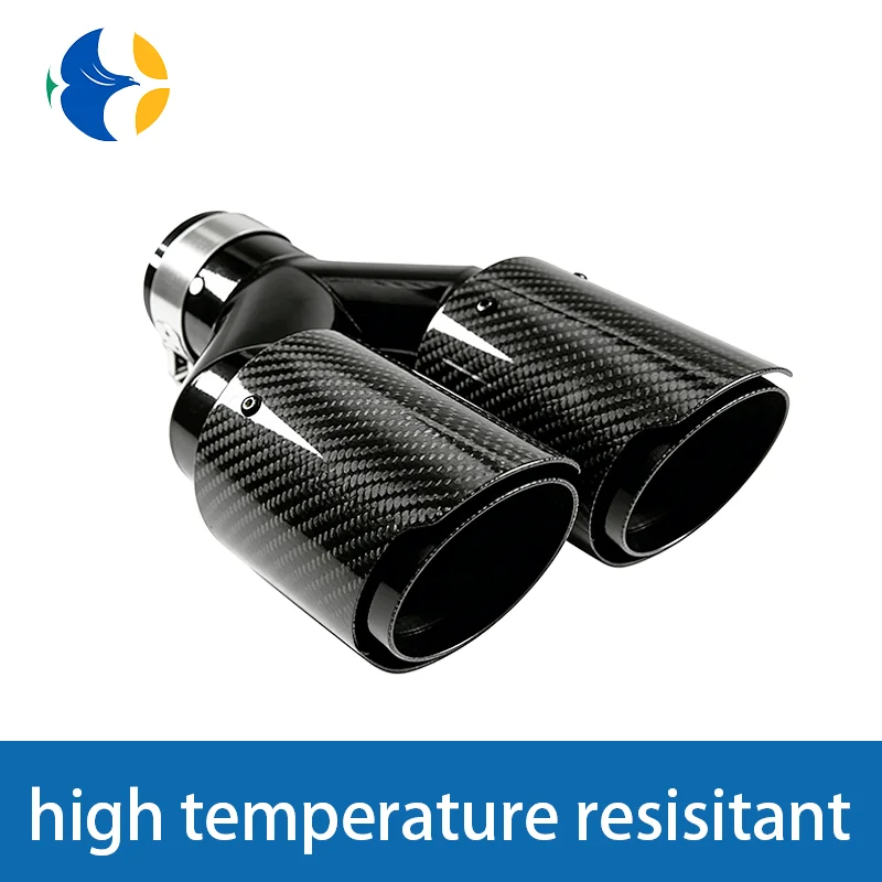 Universal Carbon Fiber Exhaust Tip Dual Outlet Muffler Tip High Temperature Resistant Y-Pipe Exhaust Pipe Tip for Car Modificati
Universal Carbon Fiber Exhaust Tip Dual Outlet Muffler Tip High Temperature Resistant Y-Pipe Exhaust Pipe Tip for Car Modificati