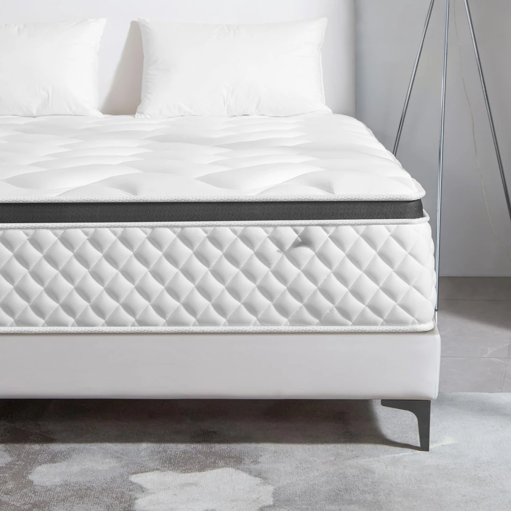 10 Inch Medium Firm Feel Mattress,Gel Memory Foam and Innerspring Hybrid Mattress with Individual Pocket Spring,Queen Mattresses
10 Inch Medium Firm Feel Mattress,Gel Memory Foam and Innerspring Hybrid Mattress with Individual Pocket Spring,Queen Mattresses
