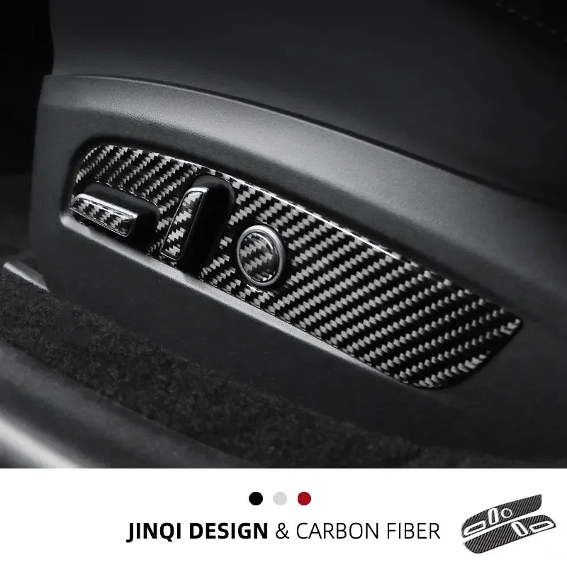 Applicable to Tesla Huanxin Model 3 seat adjustment button sticker carbon fiber interior accessories modification accessories
Applicable to Tesla Huanxin Model 3 seat adjustment button sticker carbon fiber interior accessories modification accessories