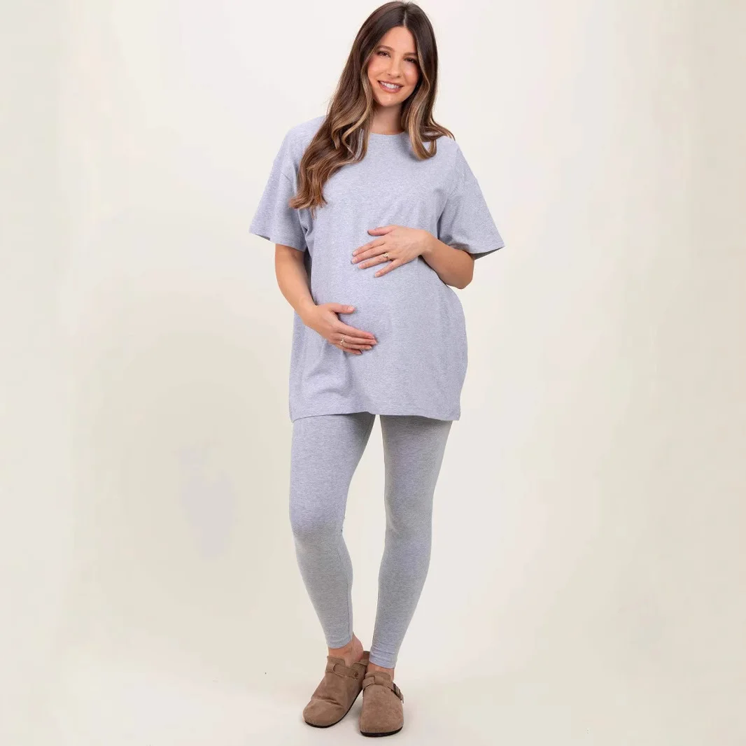 Pregnant Women Clothes Maternity Loose Tops and Legging Pants Pregnancy Pajamas Set T-shirts Long Pants 2Pcs Set Spring Summer
Pregnant Women Clothes Maternity Loose Tops and Legging Pants Pregnancy Pajamas Set T-shirts Long Pants 2Pcs Set Spring Summer