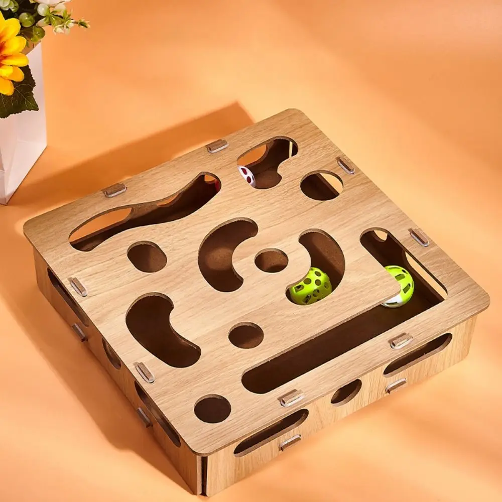 Safe Multi Hole Cat Maze Toys Unique With 2 Balls Interactive Cat Toy Cat Track Toy Interactive Game
Safe Multi Hole Cat Maze Toys Unique With 2 Balls Interactive Cat Toy Cat Track Toy Interactive Game
