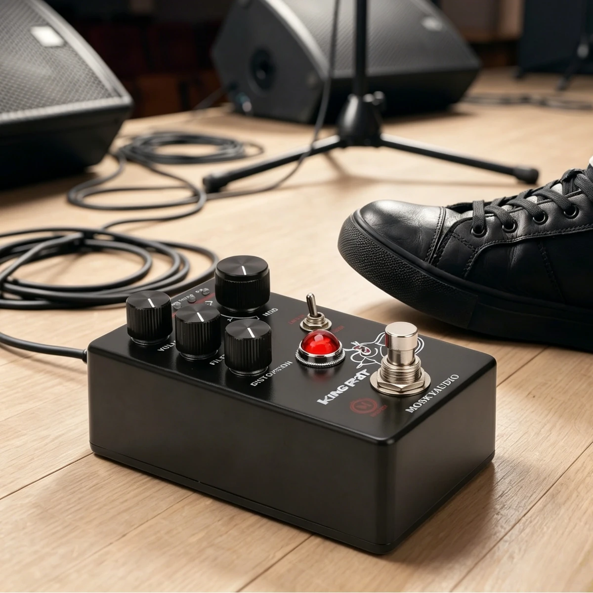 Mosky KING RAT Distortion Fuzz Guitar Effect 4 Modes Selector Buttons True Bypass for Electric Guitar Bass Stage Performance Gig
Mosky KING RAT Distortion Fuzz Guitar Effect 4 Modes Selector Buttons True Bypass for Electric Guitar Bass Stage Performance Gig