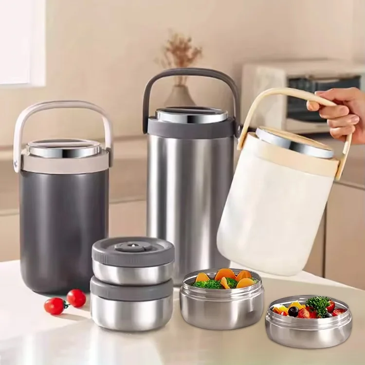 Top Selling Luxury Large Capacity Bento Lunch Box Multi-layer Portable Insulated 304 Food Grade Stainless Steel High End Bento
Top Selling Luxury Large Capacity Bento Lunch Box Multi-layer Portable Insulated 304 Food Grade Stainless Steel High End Bento