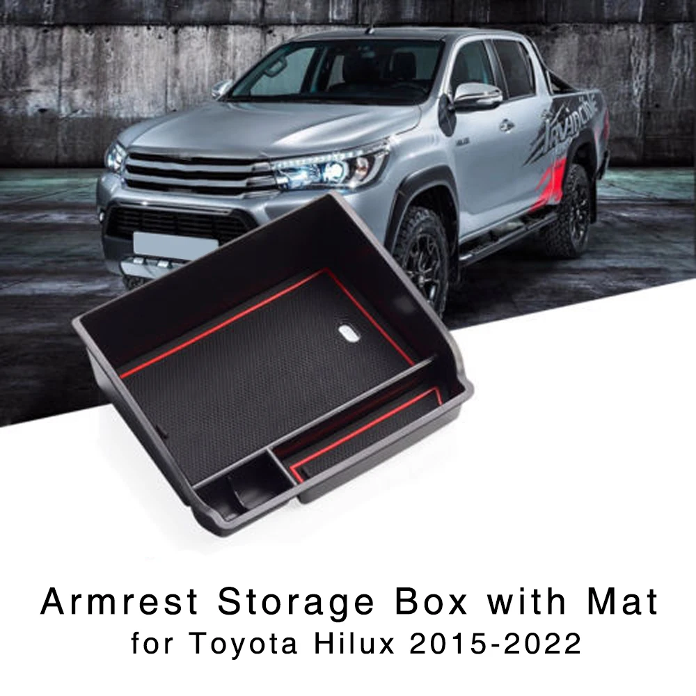 Armrest Storage Box for Toyota Hilux 2015 2016 2017 2018 2019 2020 2021 2022 2023 Central Console Tray
Armrest Storage Box for Toyota Hilux 2015 2016 2017 2018 2019 2020 2021 2022 2023 Central Console Tray