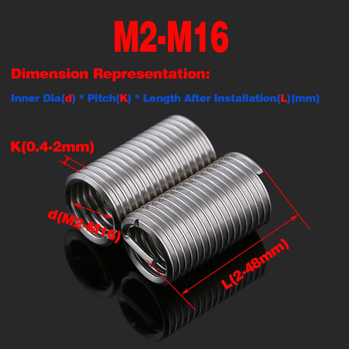 304 Stainless Steel Threaded Sleeve / Steel Wire Threaded Sleeve / Threaded Tooth Sleeve / Protective Sleeve M2-M16
304 Stainless Steel Threaded Sleeve / Steel Wire Threaded Sleeve / Threaded Tooth Sleeve / Protective Sleeve M2-M16