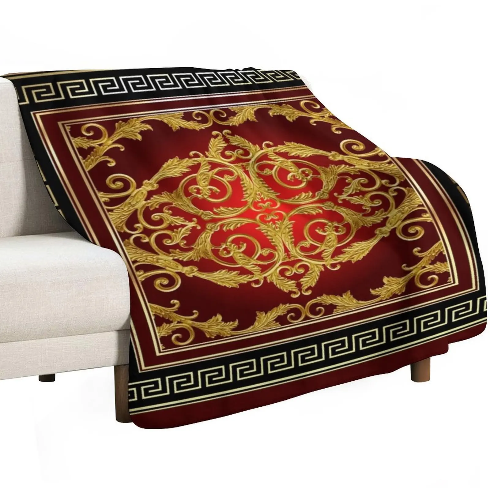 Greek Keys Maroon Gold Black Baroque Throw Blanket for babies Retros Comforter Blankets
Greek Keys Maroon Gold Black Baroque Throw Blanket for babies Retros Comforter Blankets