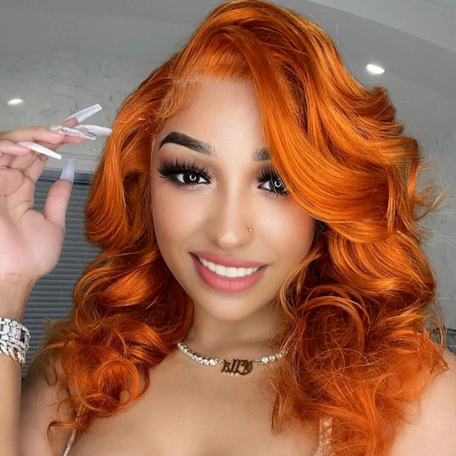 Оранжево-имбирные парики из натуральных волос 13x6 Full Lace Frontal и 13x4 HD Lace Front Body Wave, 350 # Цветные парики из натуральных человеческих волос
Оранжево-имбирные парики из натуральных волос 13x6 Full Lace Frontal и 13x4 HD Lace Front Body Wave, 350 # Цветные парики из натуральных человеческих волос
