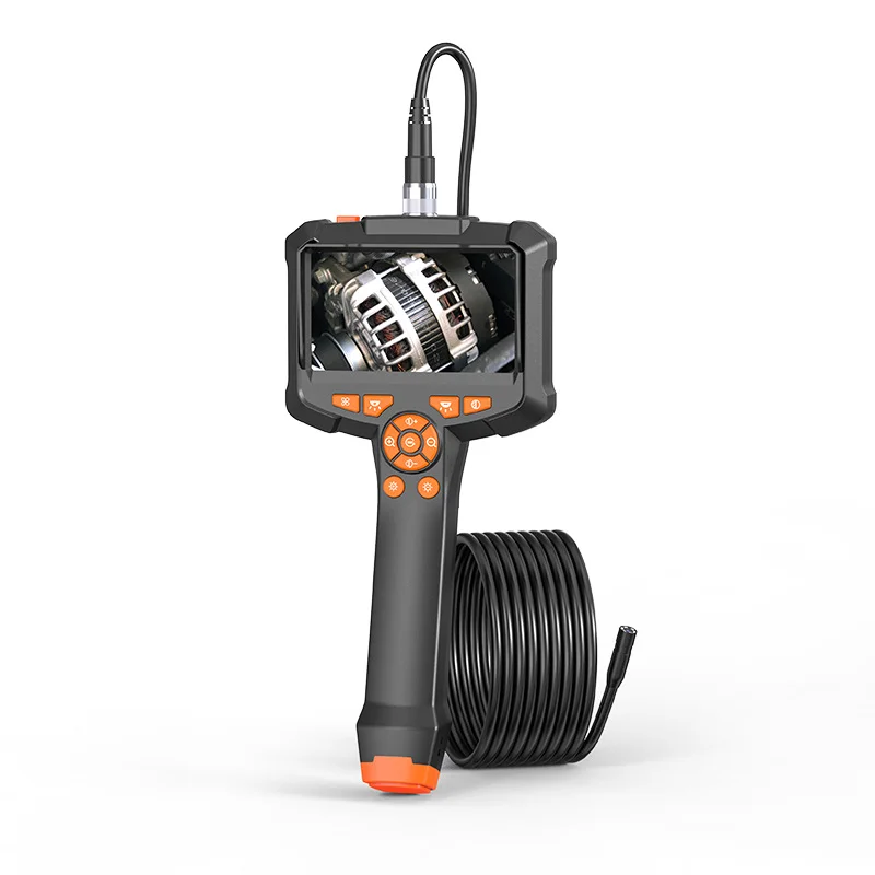 Industrial Endoscope Camera 4.3inch IPS Screen IP67 Waterproof HD1080P 8mm Lens for Sewer Inspection Borescope Car CMOS Sensor 
Industrial Endoscope Camera 4.3inch IPS Screen IP67 Waterproof HD1080P 8mm Lens for Sewer Inspection Borescope Car CMOS Sensor