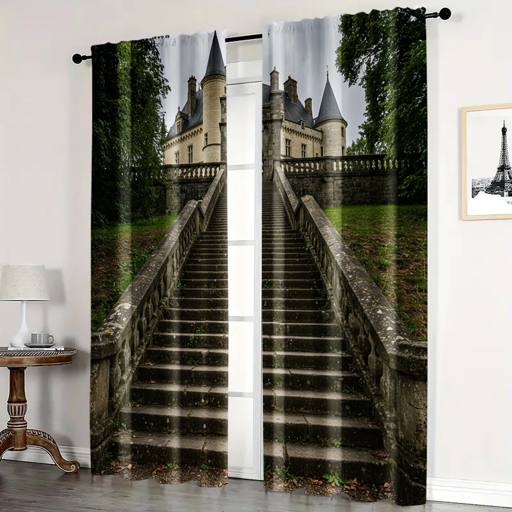 2pc, Window Curtains stone step Versatile 100% Polyester,Without Electricity Family Party Decoration Suitable for bedroom living
2pc, Window Curtains stone step Versatile 100% Polyester,Without Electricity Family Party Decoration Suitable for bedroom living